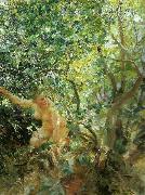 Anders Zorn skramd oil painting on canvas